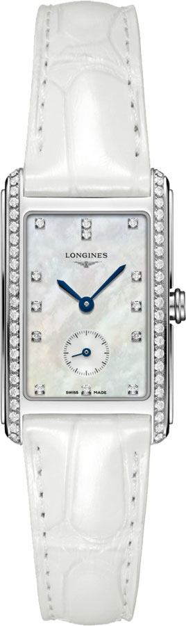 Longines DolceVita Watches Ladies Mother of Pearl White Battery Operated Quartz L55120872 Watch