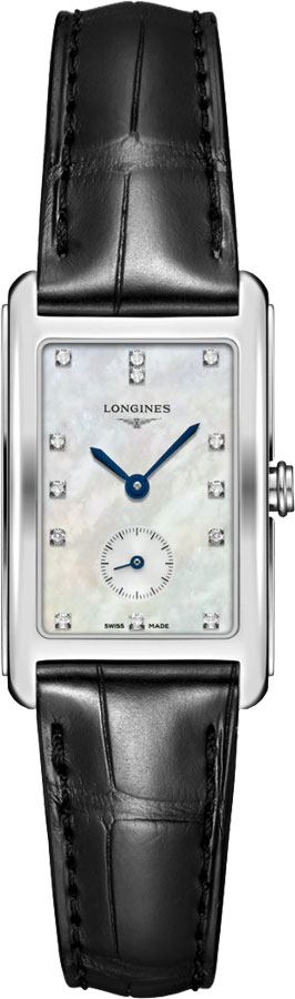 Longines DolceVita Watches Ladies Mother of Pearl White Battery Operated Quartz L55124870 Watch