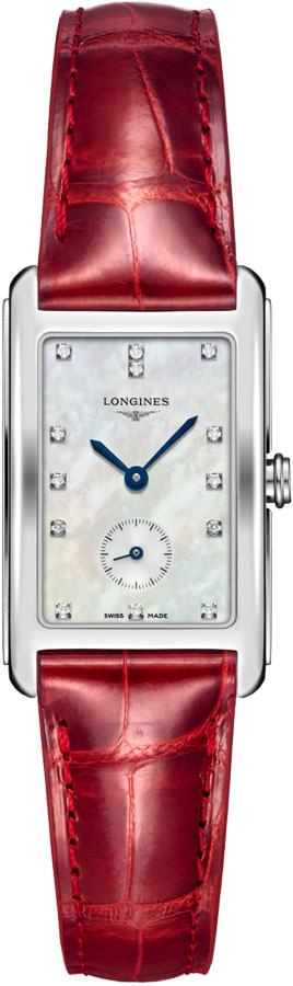 Longines DolceVita Watches Ladies White Mother of Pearl Battery Operated Quartz L55124875 Watch