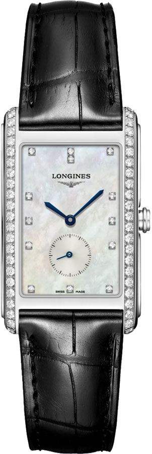 Longines DolceVita Watches Ladies Mother of Pearl White Battery Operated Quartz L57550870 Watch