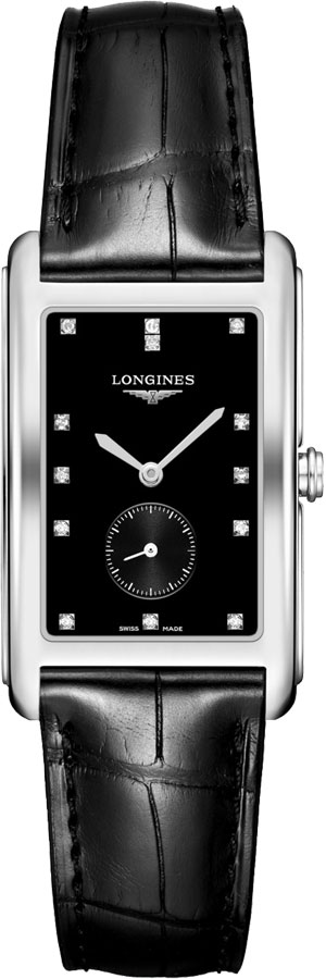 Longines DolceVita Watches Ladies Black Battery Operated Quartz L57554570 Watch