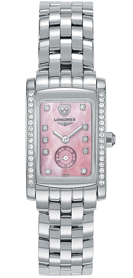 Longines DolceVita Watches Ladies Pink Battery Operated Quartz L51550936 Watch