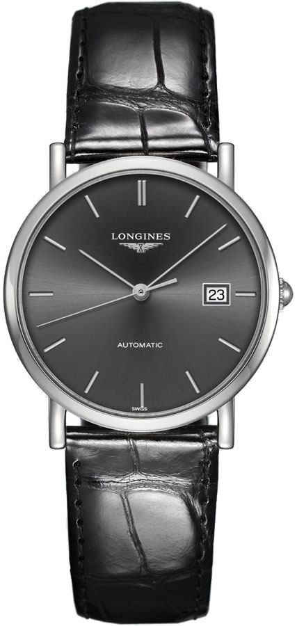 Longines Elegant Collection Watches Ladies Sunray Grey Self winding Automatic L48094722 Watch