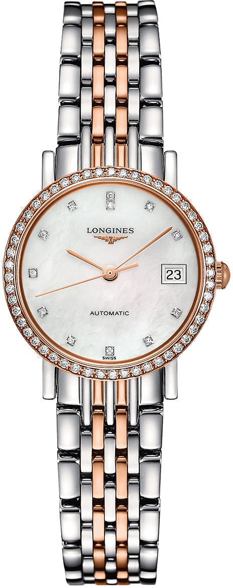 Longines Elegant Collection Watches Ladies White Self winding Automatic L43095887 Watch