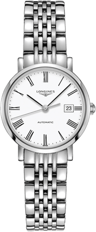 Longines Elegant Collection Watches Ladies White Self winding Automatic L43104116 Watch