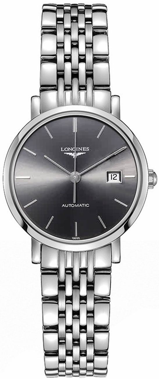 Longines Elegant Collection Watches Ladies Sunray Grey Self winding Automatic L43104726 Watch