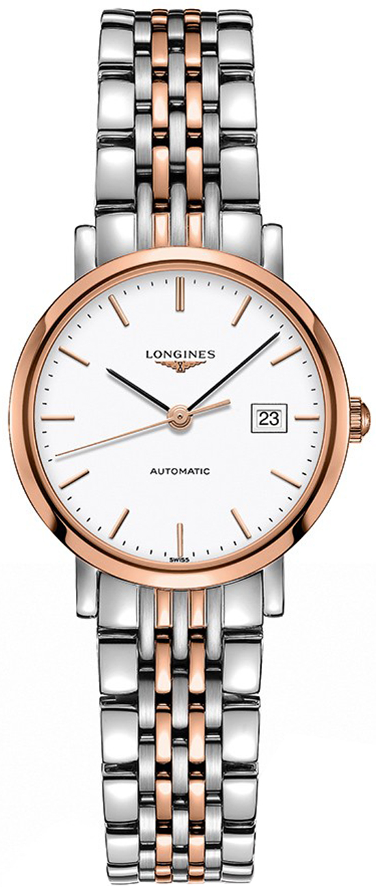 Longines Elegant Collection Watches Ladies White Self winding Automatic L43105127 Watch