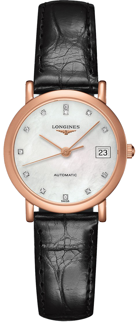 Longines Elegant Collection Watches Ladies White Self winding Automatic L43788870 Watch