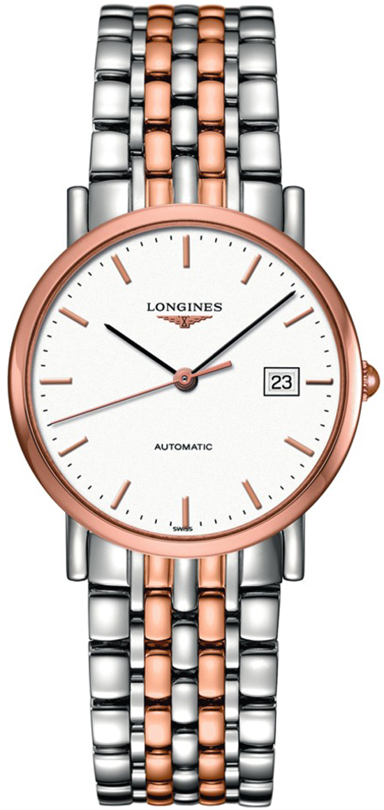 Longines Elegant Collection Watches Ladies White Self winding Automatic L48095127 Watch