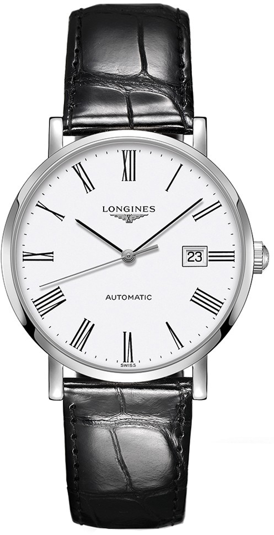 Longines Elegant Collection Watches Mens White Self winding Automatic L49104112 Watch