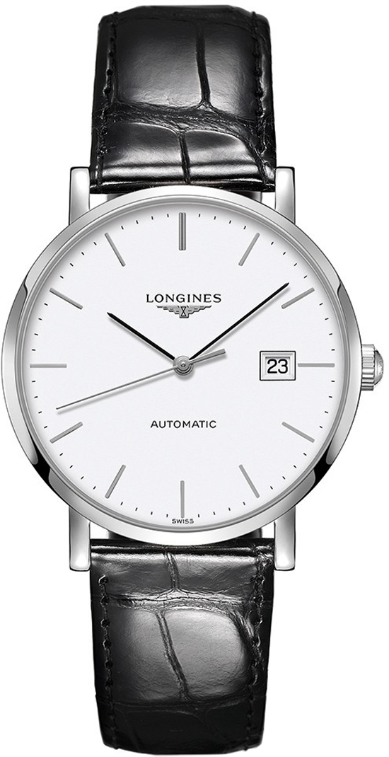 Longines Elegant Collection Watches Mens White Self winding Automatic L49104122 Watch
