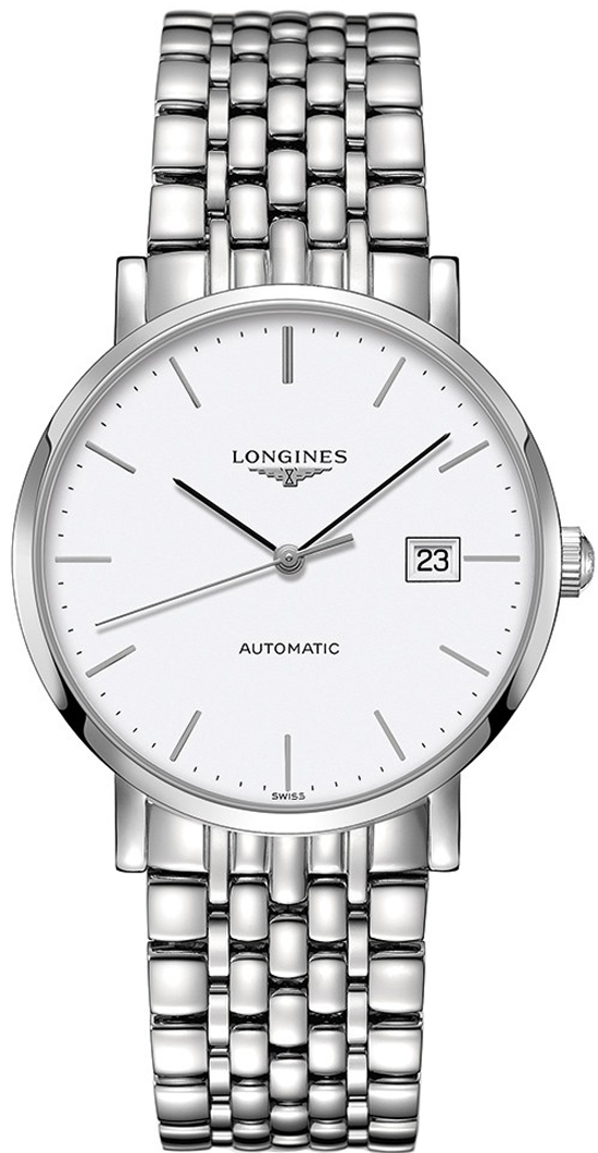 Longines Elegant Collection Watches Mens White Self winding Automatic L49104126 Watch