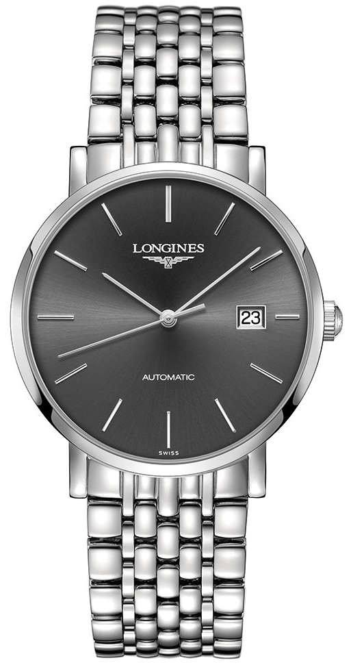 Longines Elegant Collection Watches Mens Grey Self winding Automatic L49104726 Watch