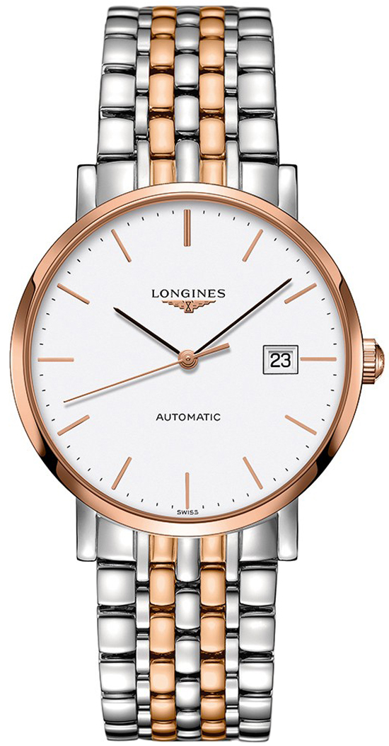 Longines Elegant Collection Watches Mens White Self winding Automatic L49105127 Watch
