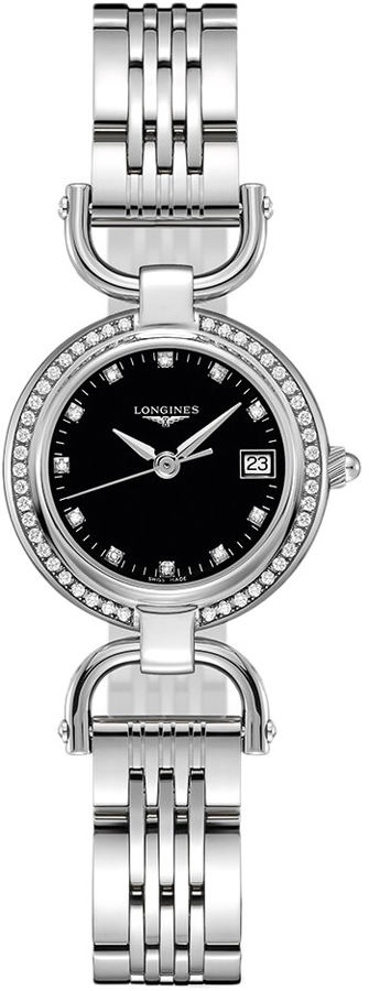 Longines Equestrian Collection Watches Ladies Black Battery Operated Quartz L61300576 Watch