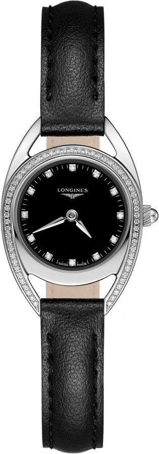 Longines Equestrian Collection Watches Ladies Black Battery Operated Quartz L61350570 Watch