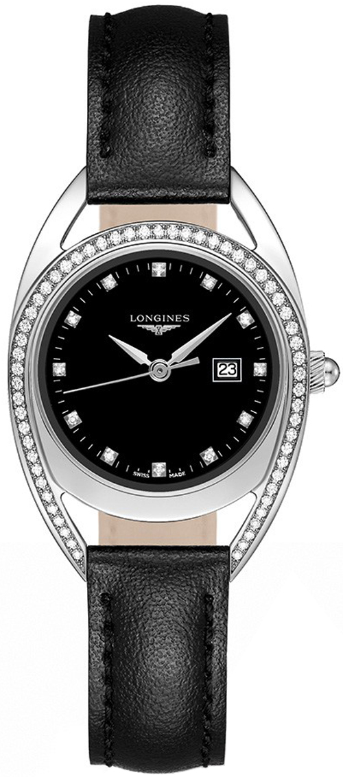 Longines Equestrian Collection Watches Ladies Black Battery Operated Quartz L61370570 Watch