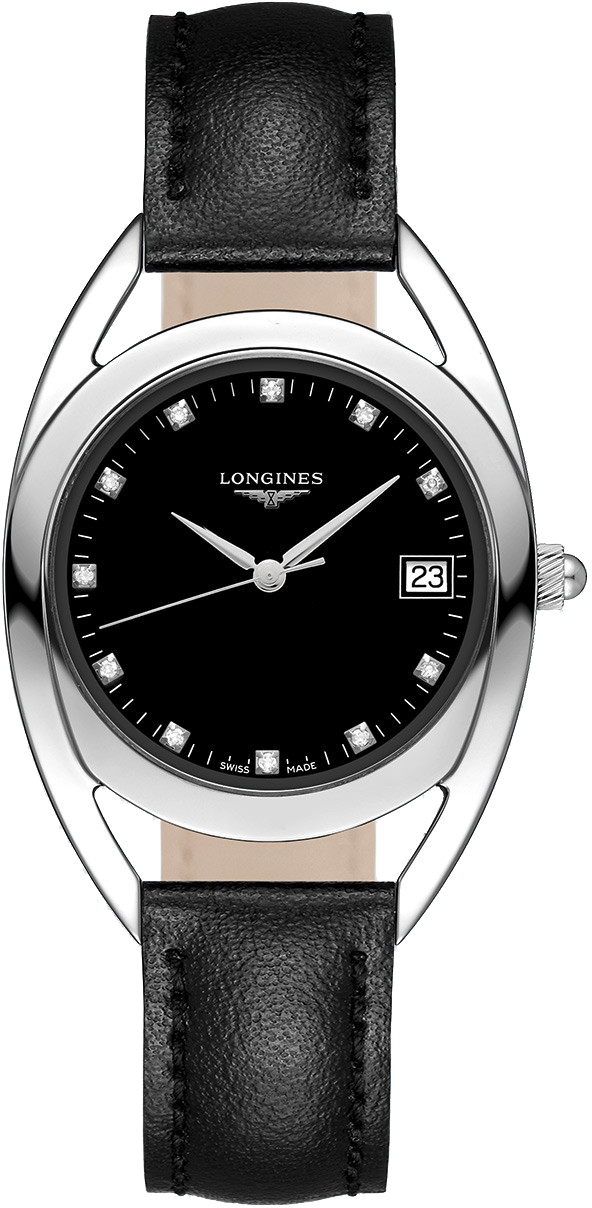 Longines Equestrian Collection Watches Ladies Black Battery Operated Quartz L61384570 Watch