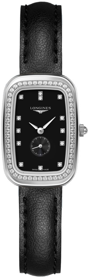 Longines Equestrian Collection Watches Ladies Polished Lacquered Black Battery Operated Quartz L61410570 Watch