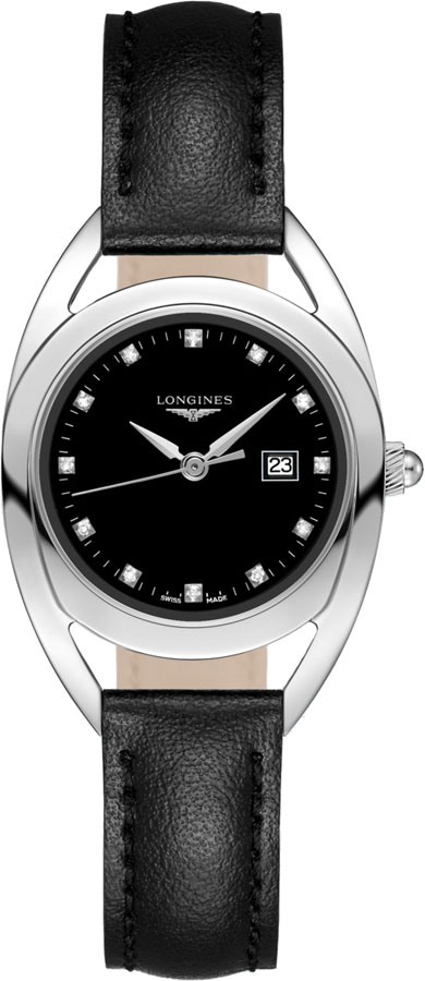 Longines Equestrian Collection Watches Ladies Polished Lacquered Black Battery Operated Quartz L61374570 Watch
