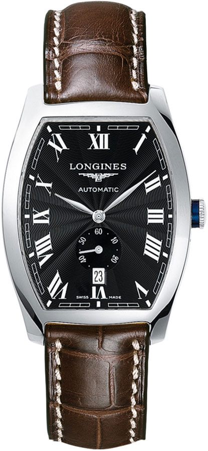 Longines Evidenza Watches Mens Flinque Black Self winding Automatic L26424514 Watch