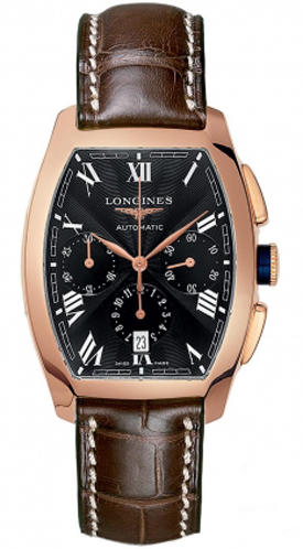 Longines Evidenza Watches Mens Black  L26438514 Watch