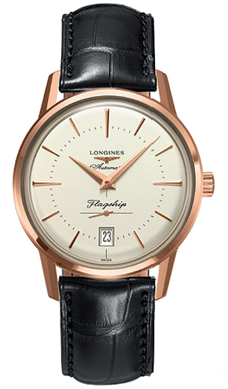 Longines Heritage Collection Watches Mens Ivory Self winding Automatic L47958782 Watch