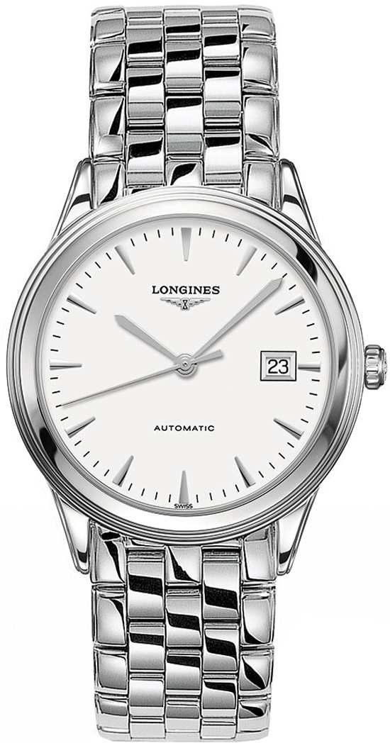 Longines Flagship Watches Mens White Self winding Automatic L48744126 Watch