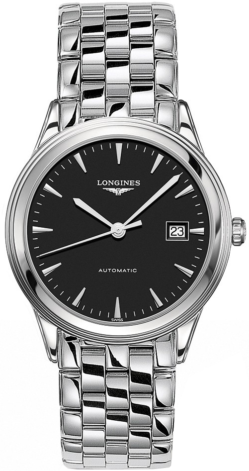 Longines Flagship Watches Mens Black Self winding Automatic L48744526 Watch