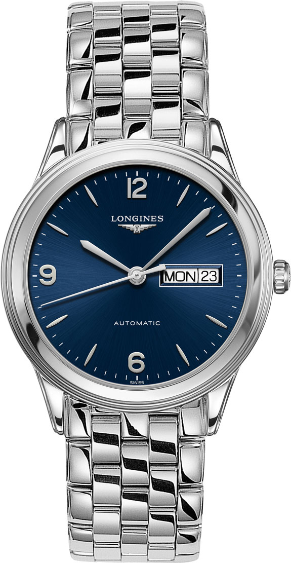 Longines Flagship Watches Mens Blue Self winding Automatic L48994966 Watch