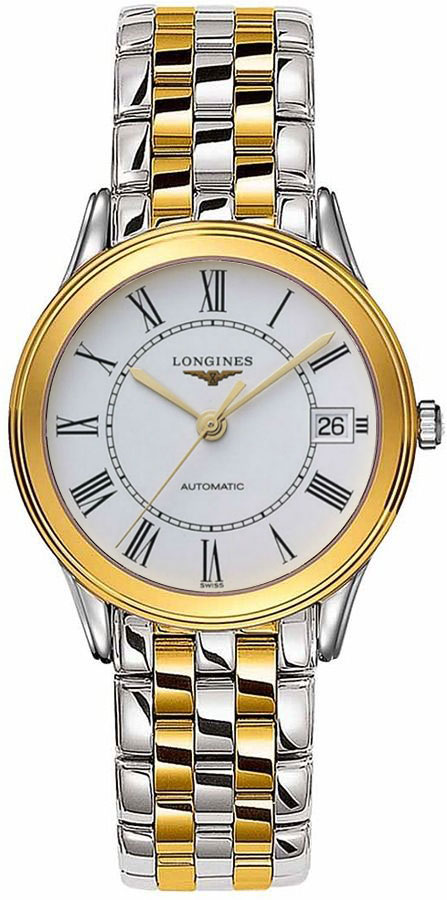 Longines Flagship Watches Mens White Self winding Automatic L47743217 Watch