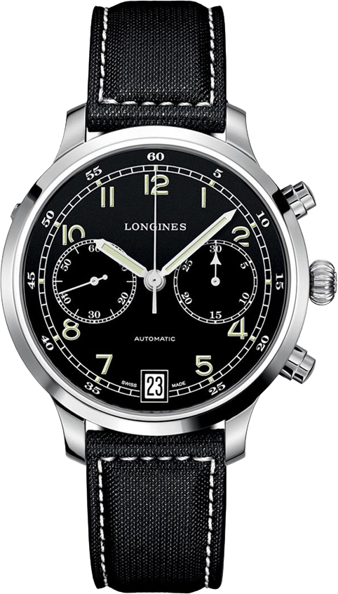 Longines Heritage Collection Watches Mens Black Self winding Automatic L27904530 Watch