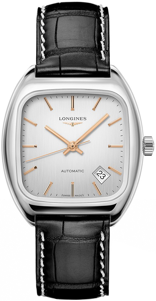 Longines Heritage Collection Watches Mens Silver Self winding Automatic L23104720 Watch