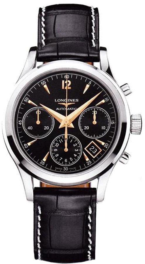 Longines Heritage Collection Watches Mens Black Self winding Automatic L27424560 Watch