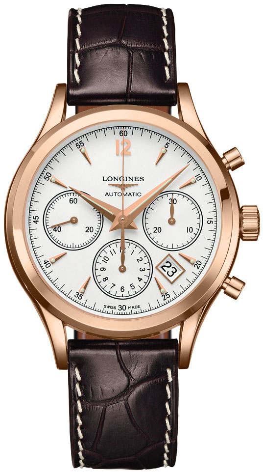 Longines Heritage Collection Watches Mens Silver Self winding Automatic L27508762 Watch