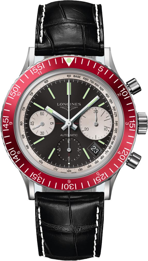 Longines Heritage Collection Watches Mens Black Self winding Automatic L28084520 Watch
