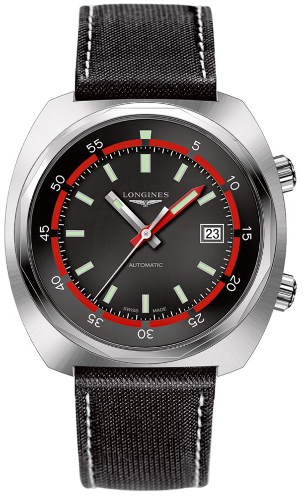 Longines Heritage Collection Watches Mens Black Self winding Automatic L27954520 Watch