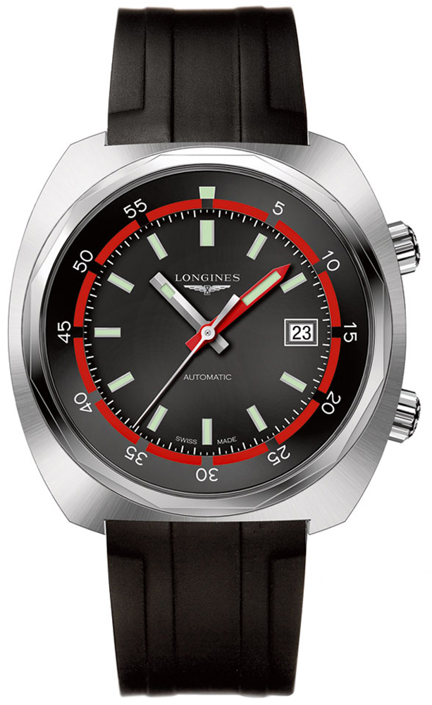 Longines Heritage Collection Watches Mens Black Self winding Automatic L27954529 Watch