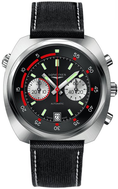 Longines Heritage Collection Watches Mens Black Self winding Automatic L27964522 Watch