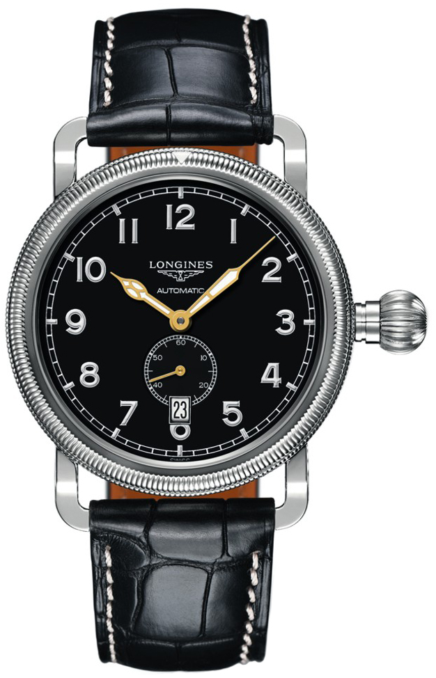 Longines Heritage Collection Watches Mens Black Self winding Automatic L27774530 Watch