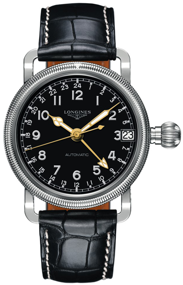 Longines Heritage Collection Watches Mens Black Self winding Automatic L27784530 Watch