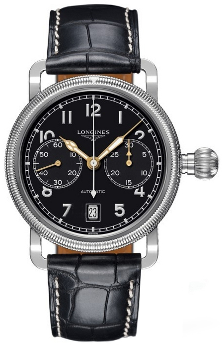 Longines Heritage Collection Watches Mens Black Self winding Automatic L27834530 Watch