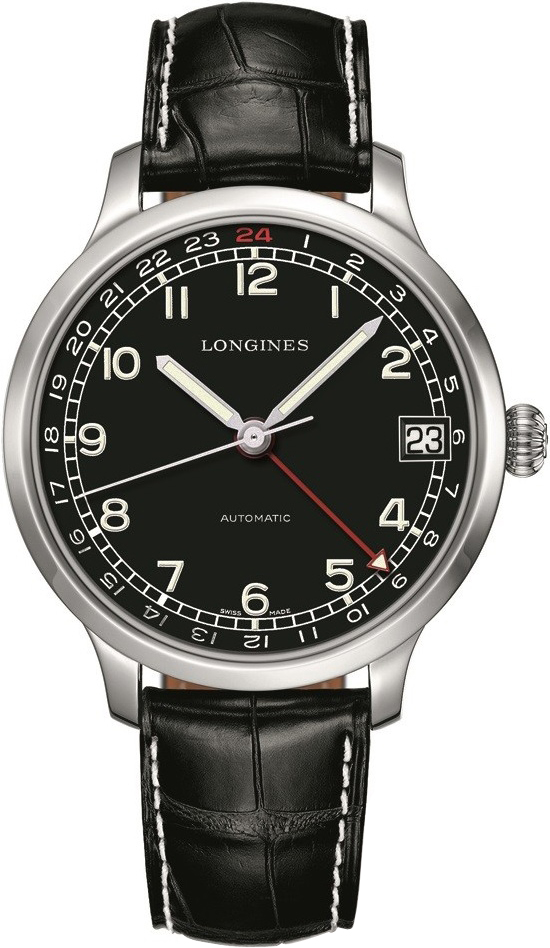 Longines Heritage Collection Watches Mens Black Self winding Automatic L27894533 Watch