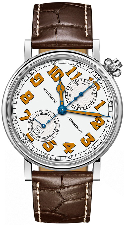 Longines Heritage Collection Watches Mens White Self winding Automatic L28124232 Watch