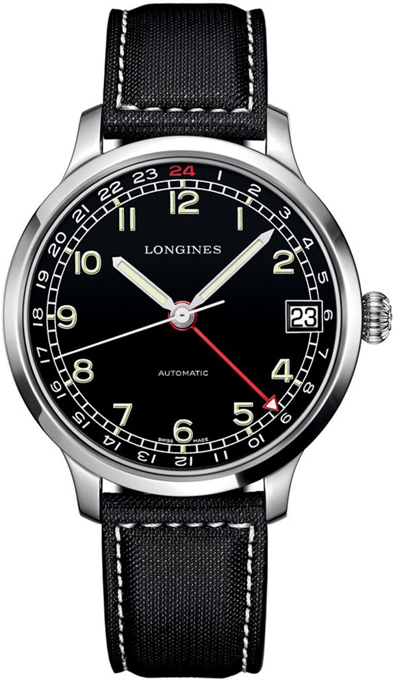 Longines Heritage Collection Watches Mens Black Self winding Automatic L27894530 Watch