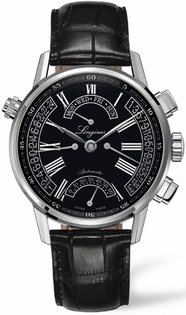 Longines Heritage Collection Watches Mens Black L47974512 Watch