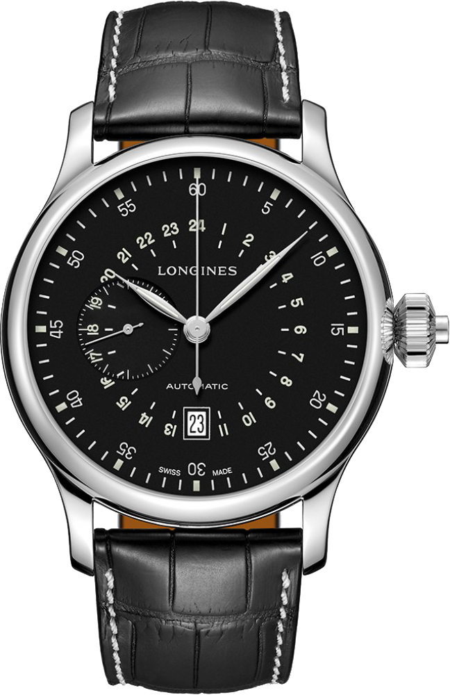 Longines Heritage Collection Watches Mens Black Self winding Automatic L27974530 Watch