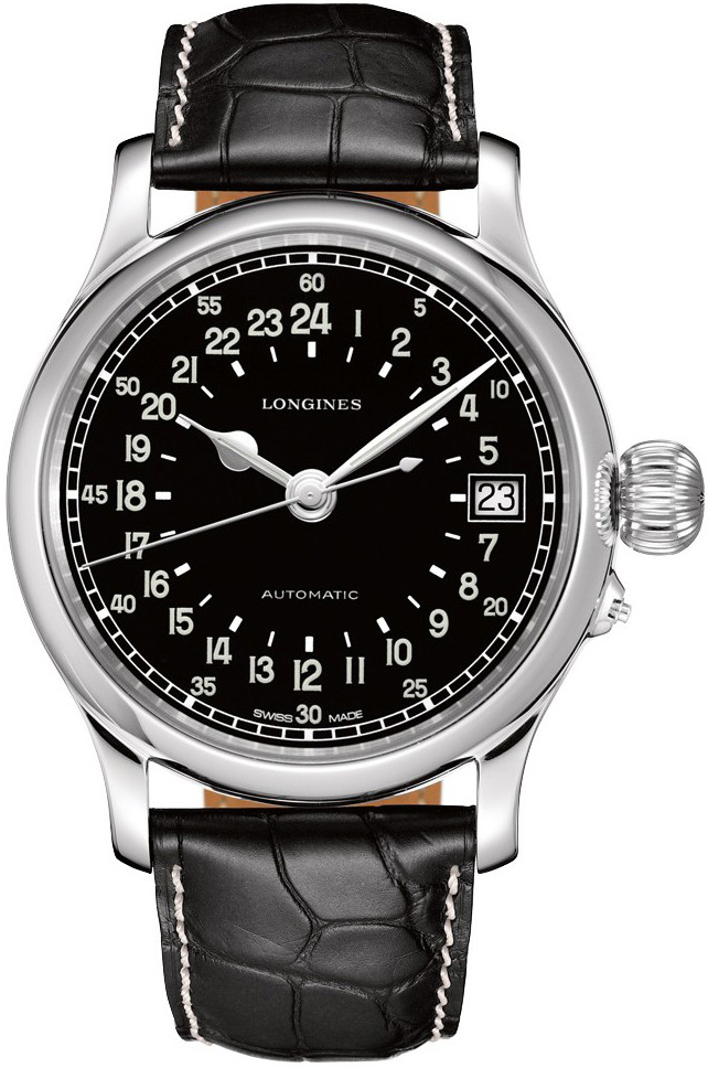 Longines Heritage Collection Watches Mens Black L27514534 Watch