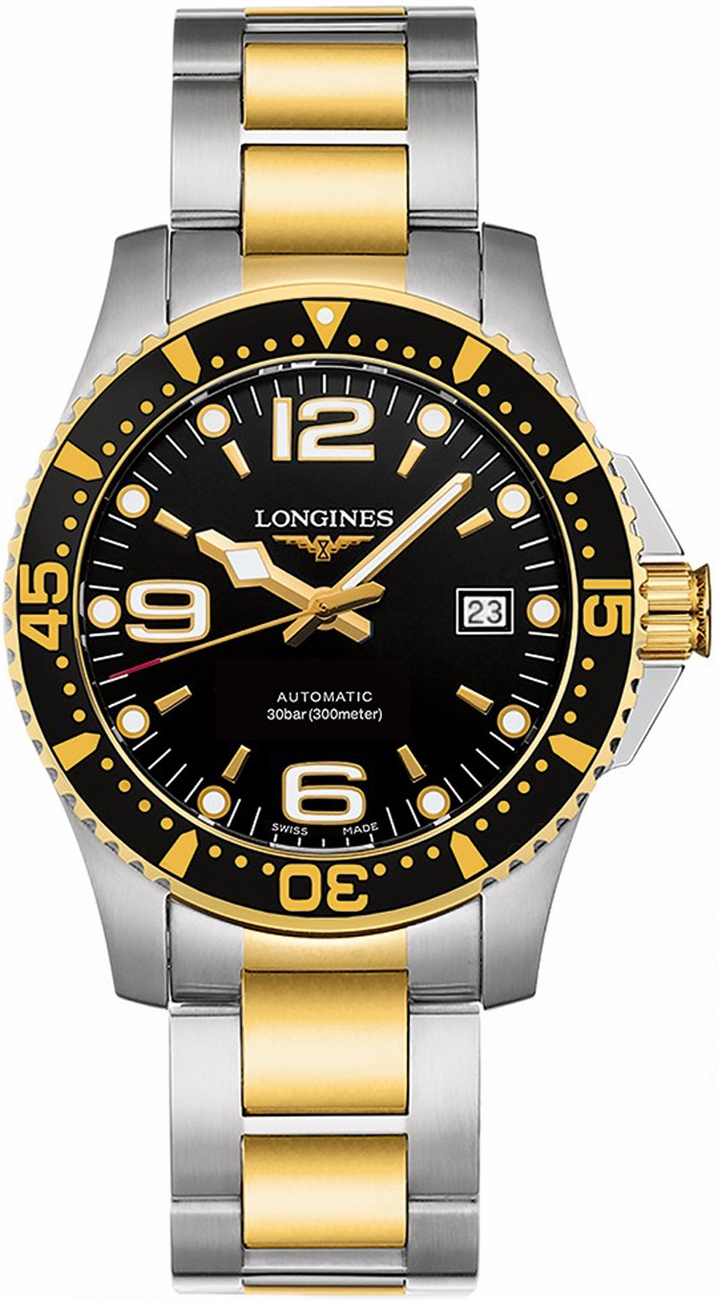 Longines HydroConquest Watches Mens Black Self winding Automatic L36423567 Watch