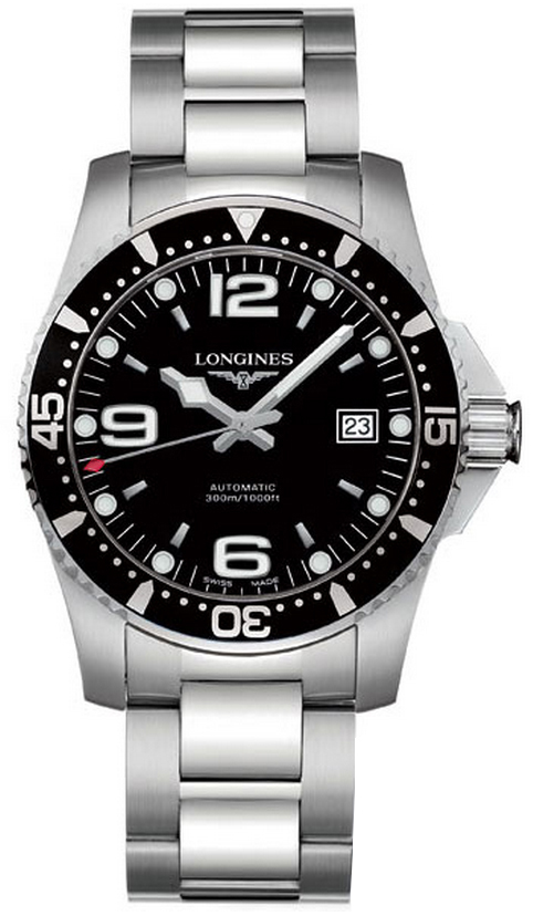 Longines HydroConquest Watches Mens Black  L36424566 Watch